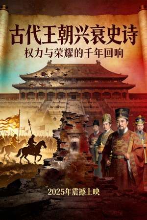 历史剧情片海报 - 古代王朝兴衰史诗